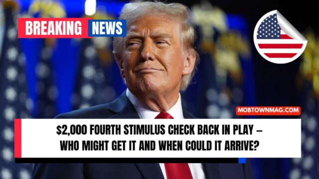 $2,000 Fourth Stimulus Check Back In Play
