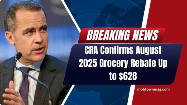 CRA Confirms August 2025 Grocery Rebate Up to $628